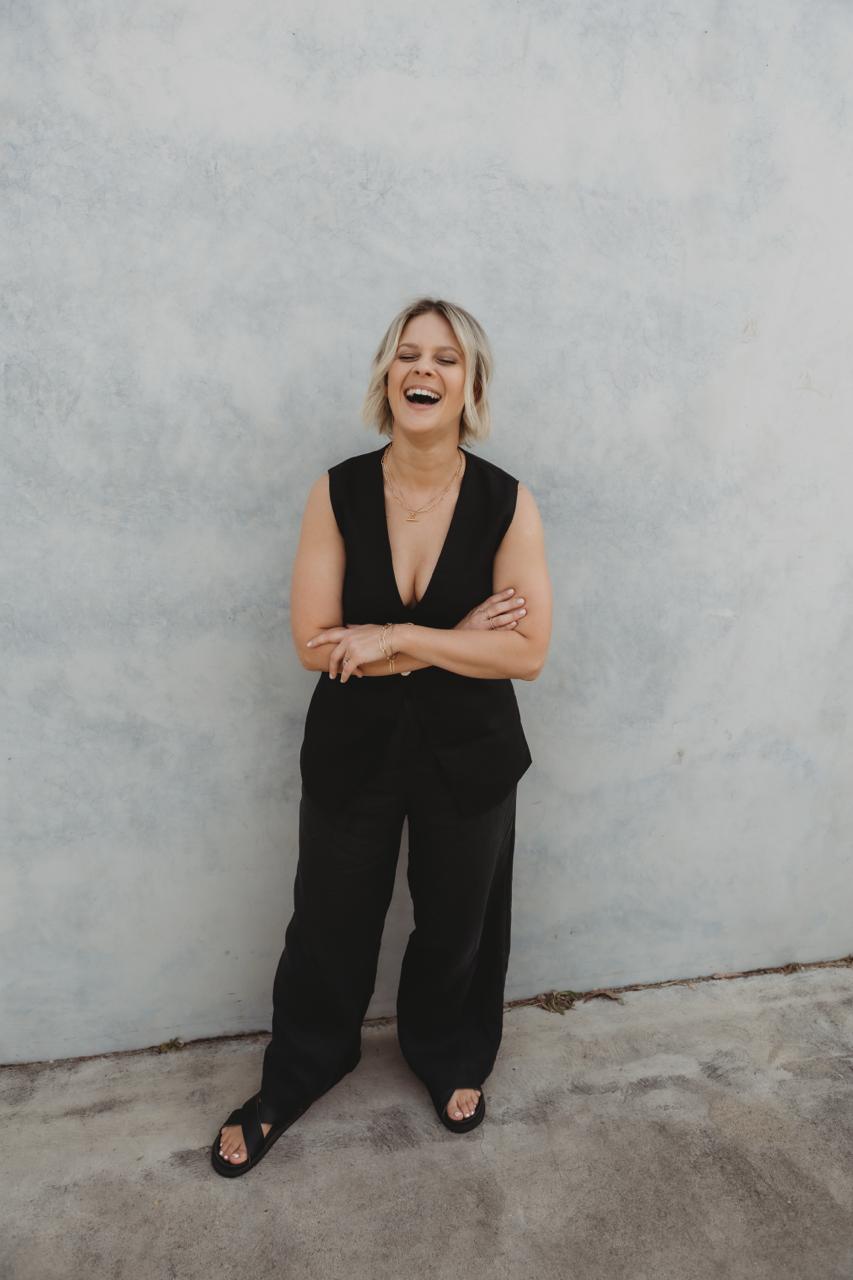 Larissa Elliott laughing candidly